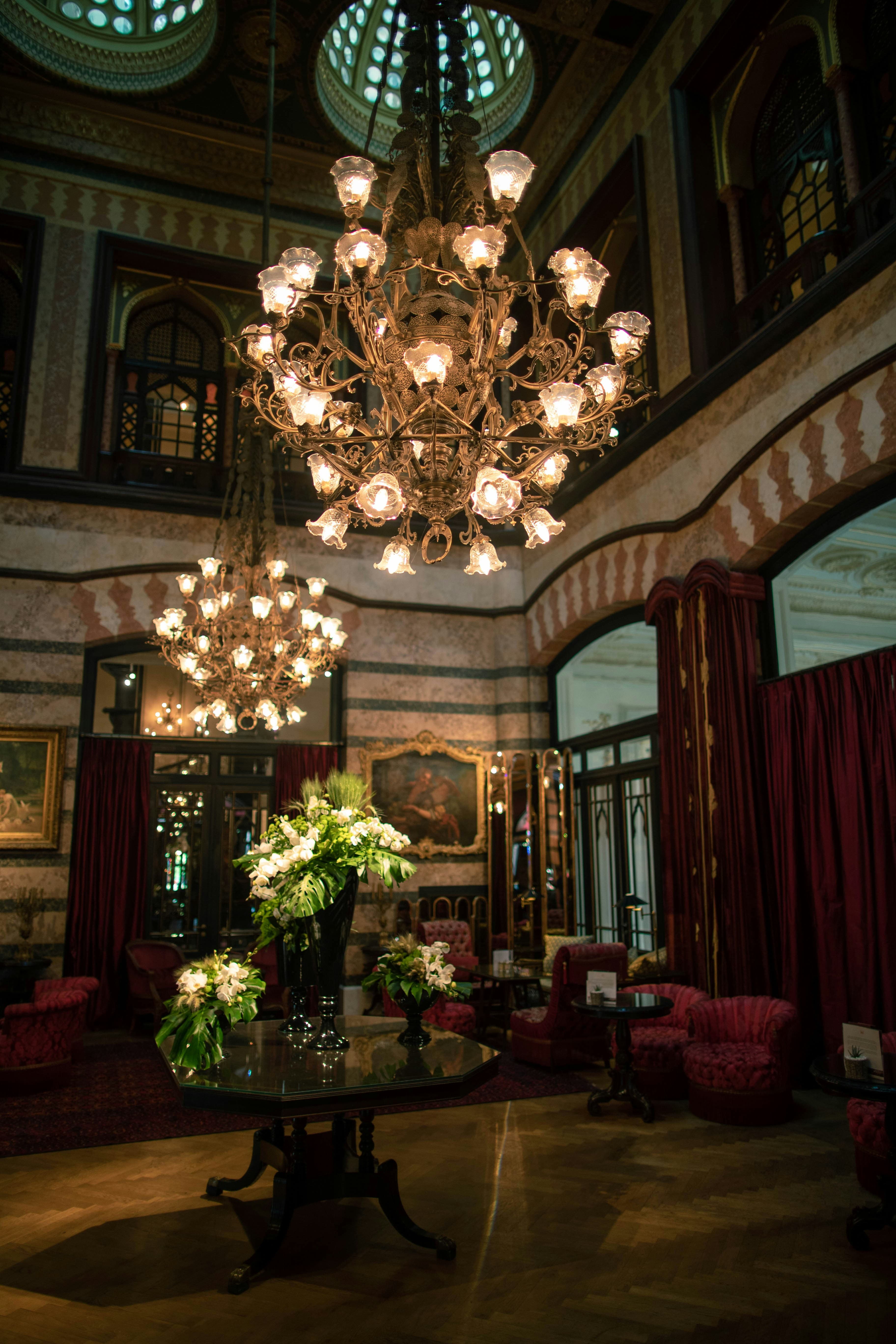 Lobby hôtel de luxe